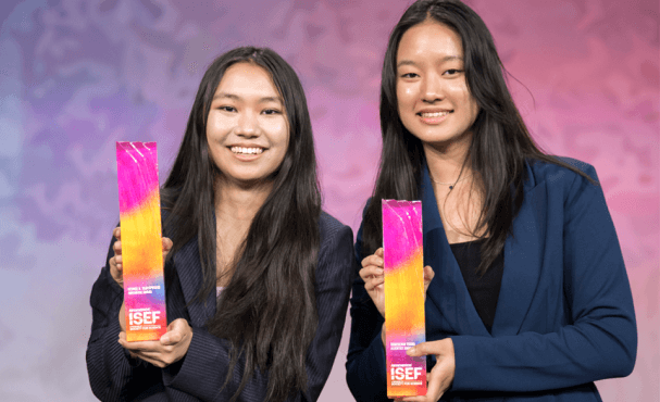  The two 2024 Regeneron International Science and Engineering Fair award winners.