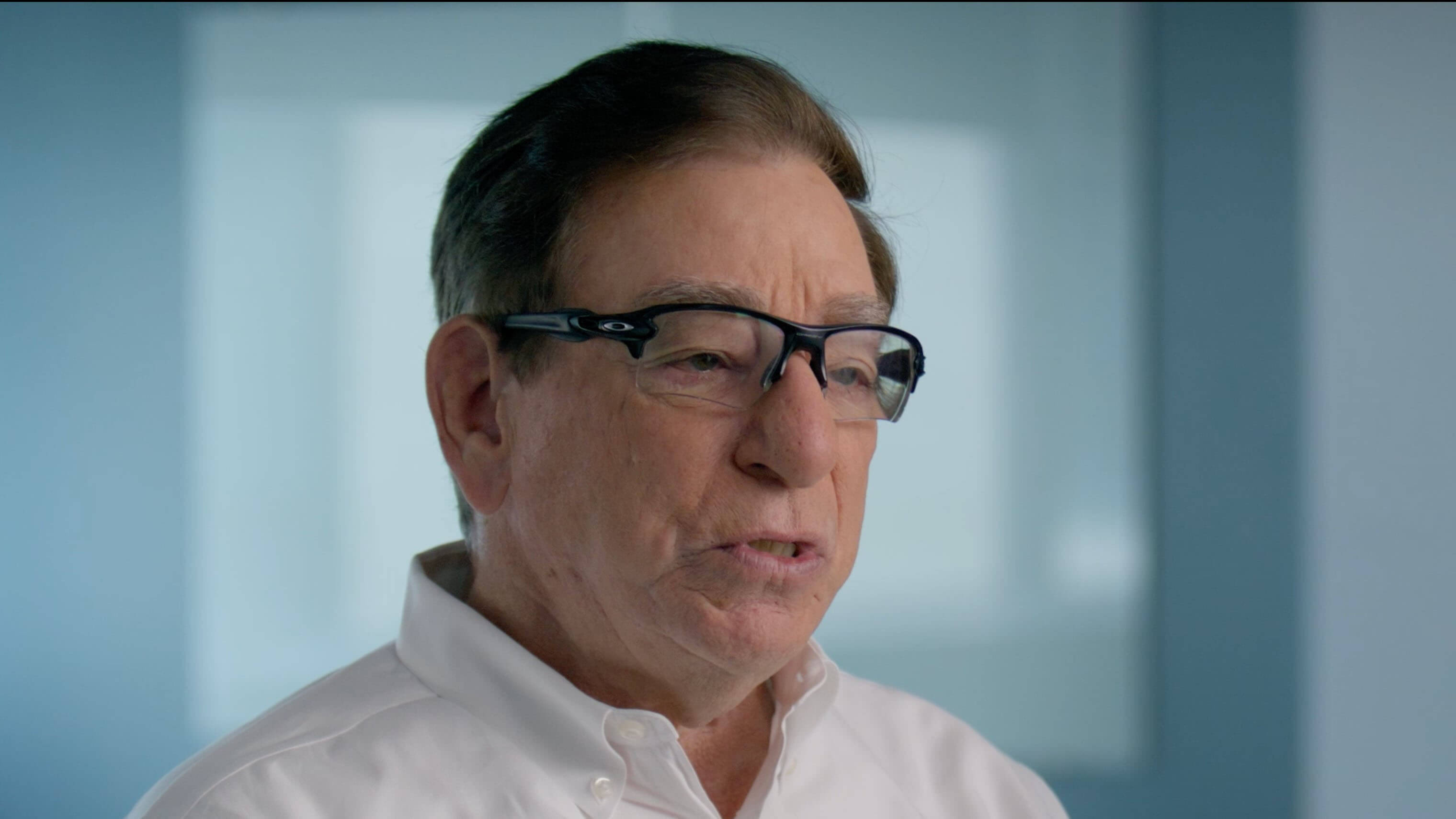 Regeneron: Life-Changing Medicines video featuring co-Founder, Board co-Chair, President and CEO Len Schleifer, MD, PhD being interviewed.