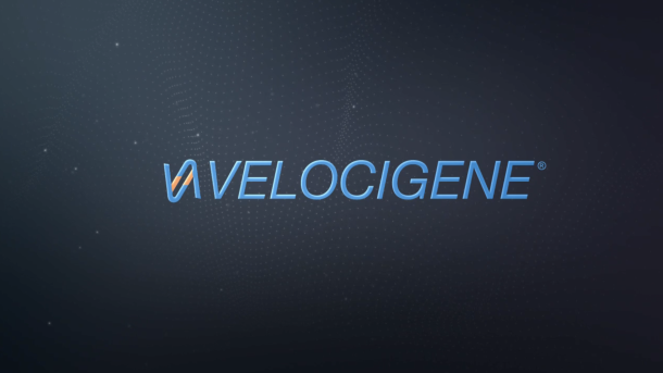  Video featuring the VelociGene® logo.