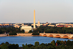 Regeneron location in Washington, DC. Aerial photo of Washington, DC with view of the U.S. Capitol Building and Washington Monument.