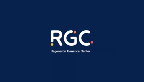 Video featuring the Regeneron Genetics Center (RGC™) logo.