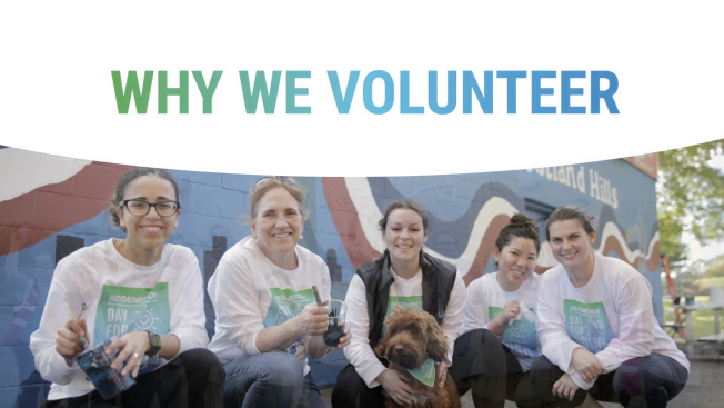 Video featuring employees at Regeneron’s annual Day for Doing Good all-company volunteering event.