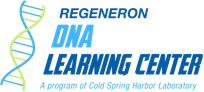  Regeneron DNA Learning Center logo.