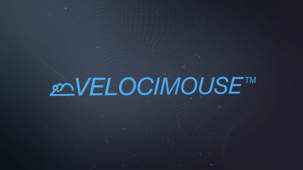  Video featuring the VelociMouse® logo.